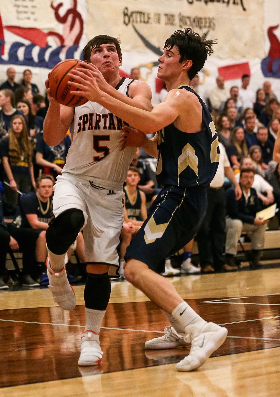 (Photo by JASON DUCHOW PHOTOGRAPHY)
Senior Dausen O&#146;Brien and the Spartans will face Bonners Ferry in a loser-out game today at 4:30 p.m. at North Idaho College.