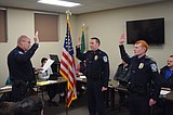 Quincy police swear in captain, patrol officer