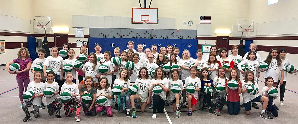 The girls Whitefish Youth Basketball program included participants in third and fourth grades. (Courtesy photo)