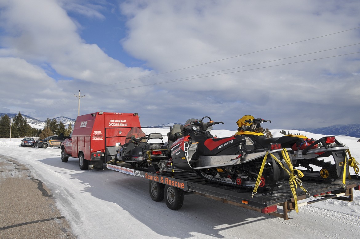 LAKE COUNTY Search and Rescue equipment is ready to be utilized in the search of Kyle Butterhof, 26, who went missing over the weekend. His car was found at Kerr Dam outside of Polson, and crews are searching the area. (Ashley Fox/Lake County Leader)