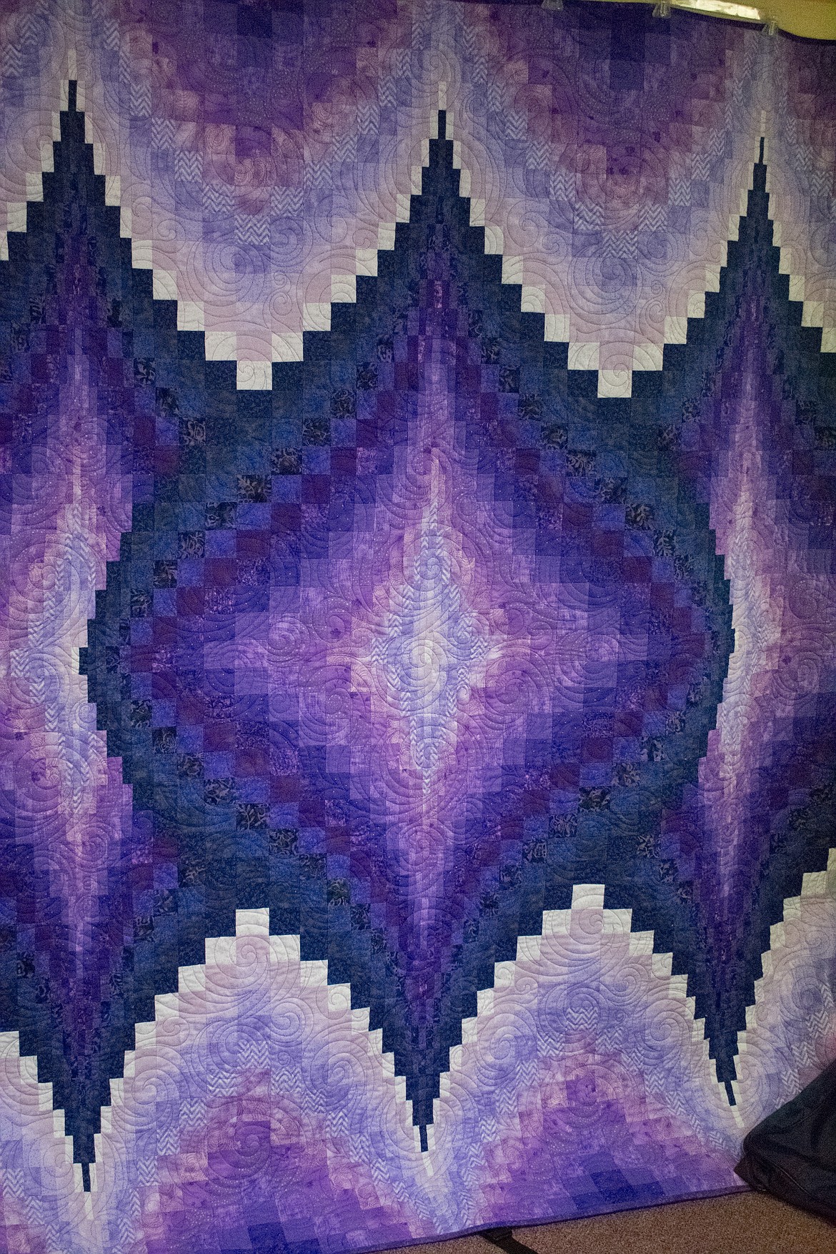 &#147;Purple Mountains Majesty,&#148; a quilt being raffled by the Tender Lovin&#146; Quilters of Troy.