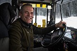 With nerves of steel, bus driver travels a treacherous route