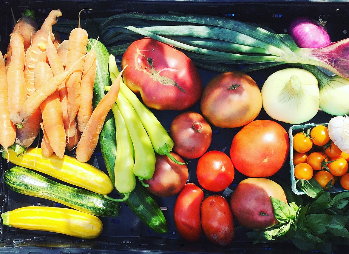 Produce is ready for delivery by Wicked Good Produce to local chefs. (Photo courtesy Brooke Bohannon)