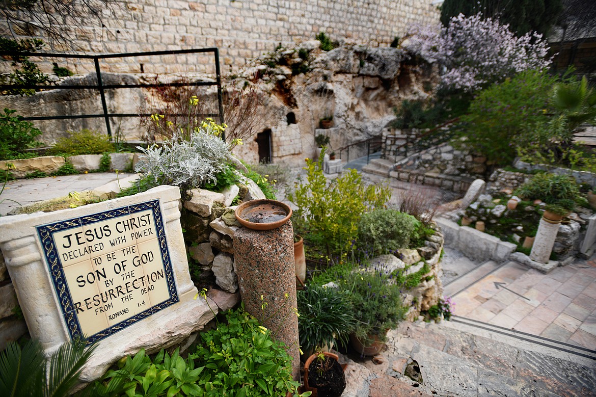 A peaceful morning in the Garden Tomb before the arrival of the first tours on Tuesday, February 20, in Jerusalem. The Garden Tomb is a site outside the Old City of Jerusalem that some argue is more likely to be the actual location of the death and resurrection of Jesus.(Brenda Ahearn/Daily Inter Lake)