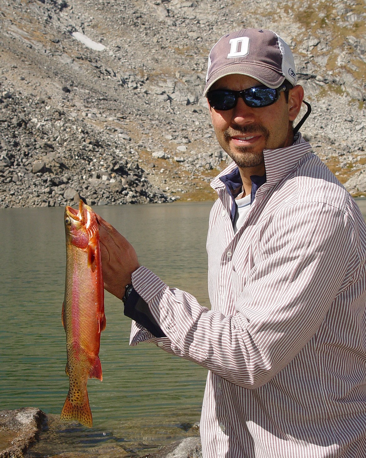 (Courtesy photo)
An Idaho angler with a larger-than-average golden trout.