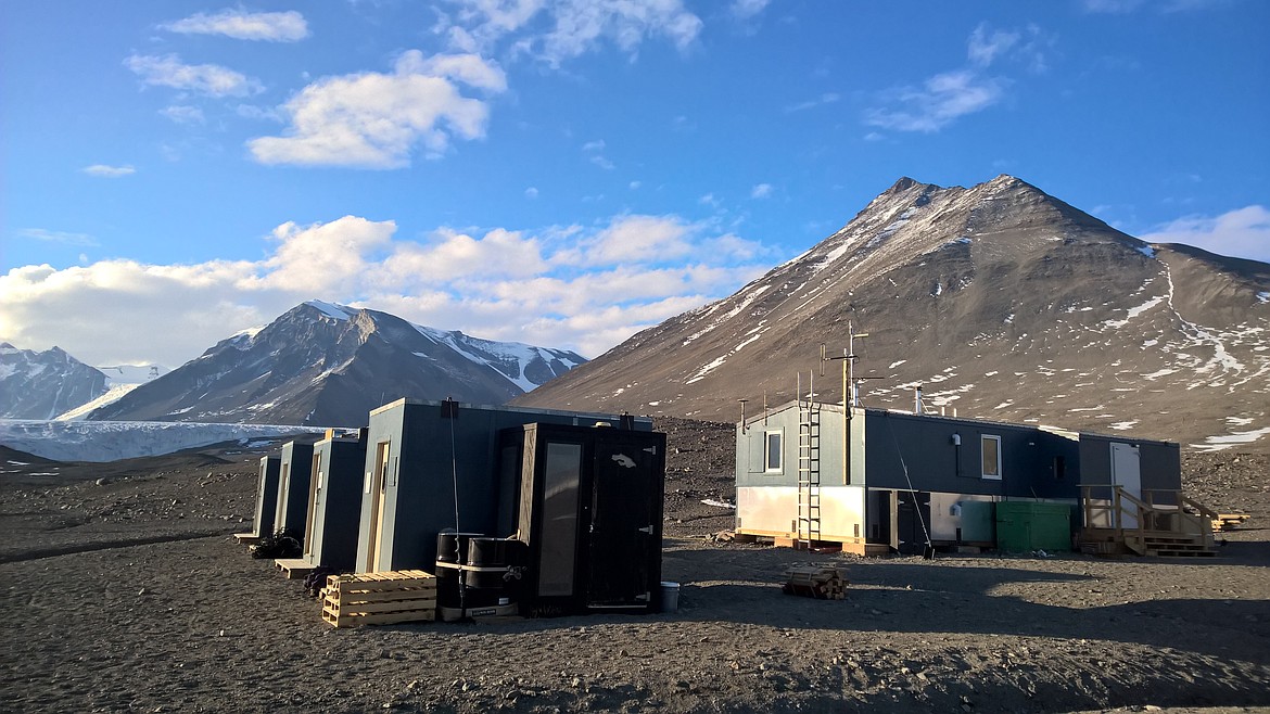 A research base is set up in the McMurdo Dry Valleys of Antarctica.