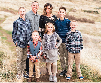 Dr. Andrew Larson and his family.