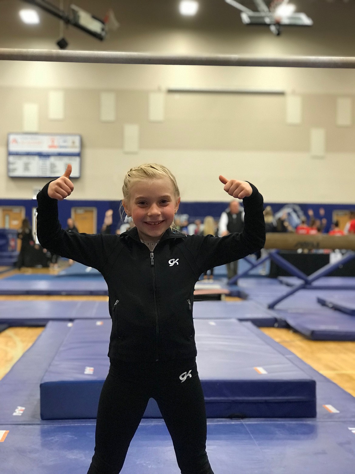 Courtesy photo
Avant Coeur Xcel silver gymnast Dakota Hoch competed at the recent state championships in Boise.