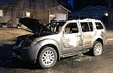 Vehicle fire investigated as arson
