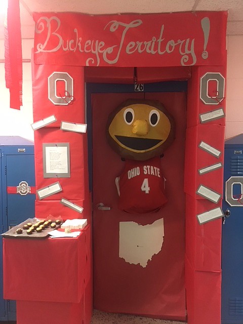 (Courtesy Photo)
This happy door person likes Ohio State University.