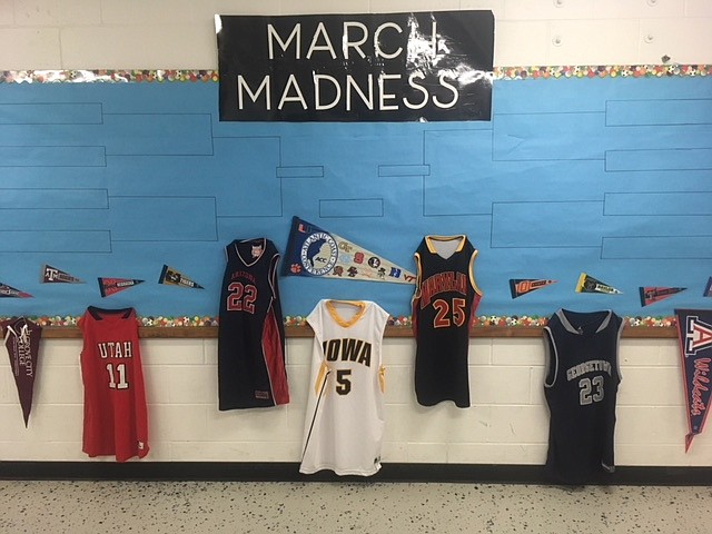 BCMS students and staff decorated the school in celebration of March Madness.