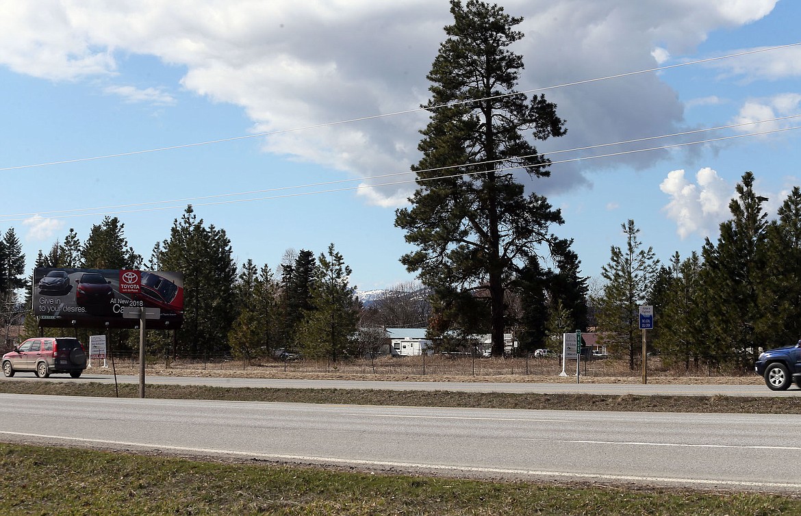 The proposed site of a 140-unit apartment complex in Hayden is situated near U.S. 95 and West Hayden Ave. (JUDD WILSON/Press)