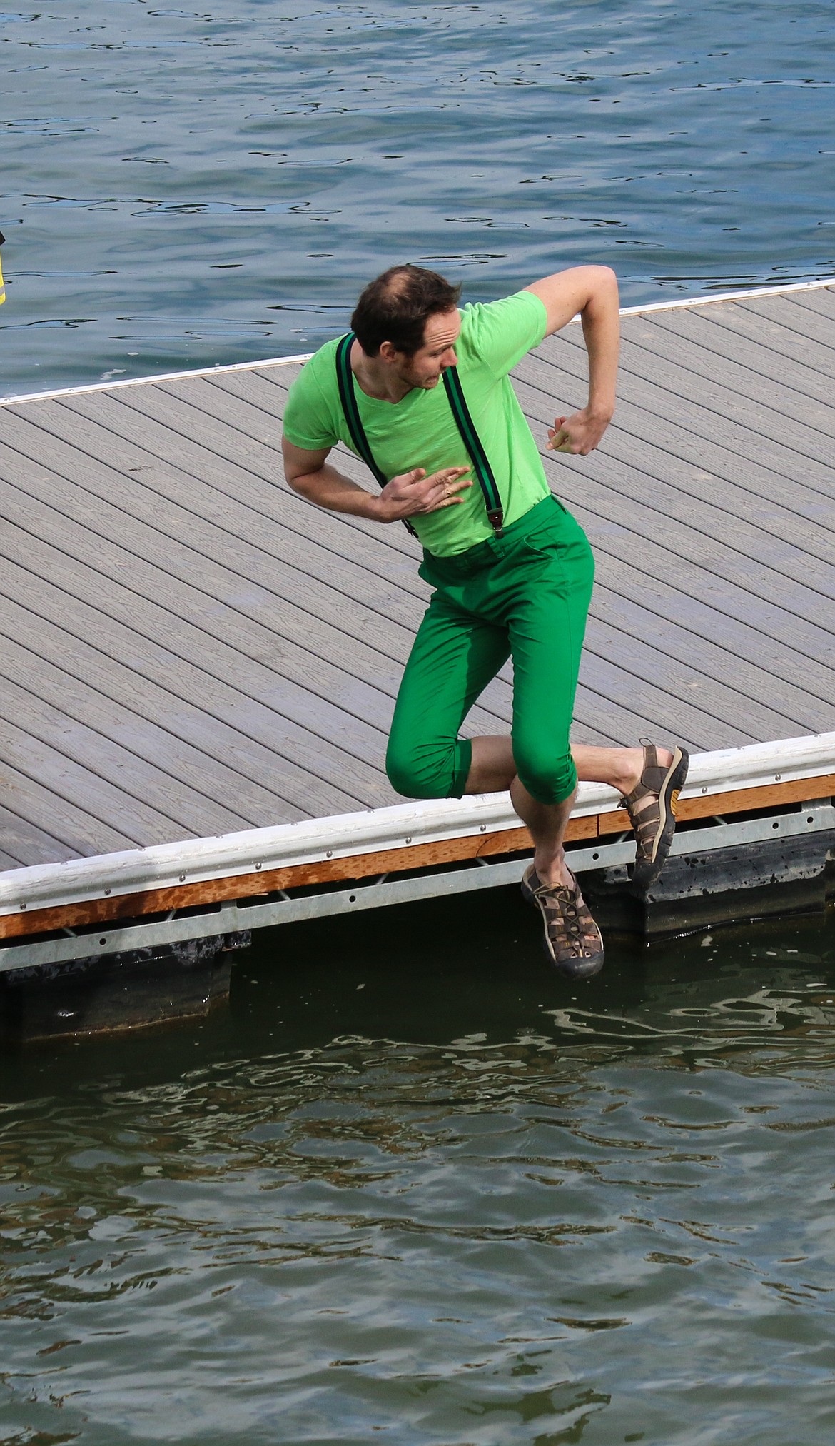 Photo by MANDI BATEMAN
The Saint Patrick&#146;s Day theme was well represented, in costume and in the air.