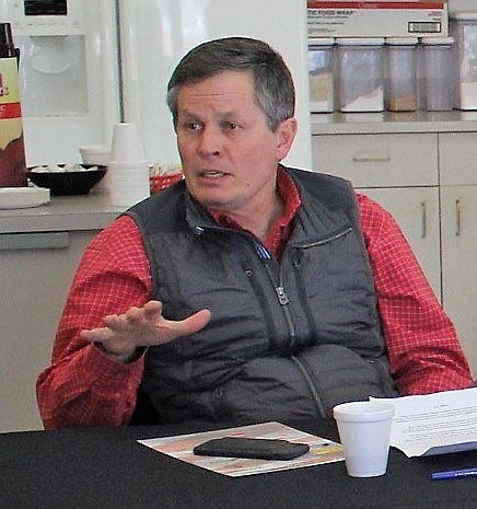 U.S. Sen. Steve Daines made a visit to Mineral County on March 17 and discussed the Protect Public Use of Public Lands Act bill, which he introduced to the Senate in December. Rep. Greg Gianforte introduced a similar bill in the House earlier this month which will open up some Wilderness Study Areas. (Kathleen Woodford/Mineral Independent)