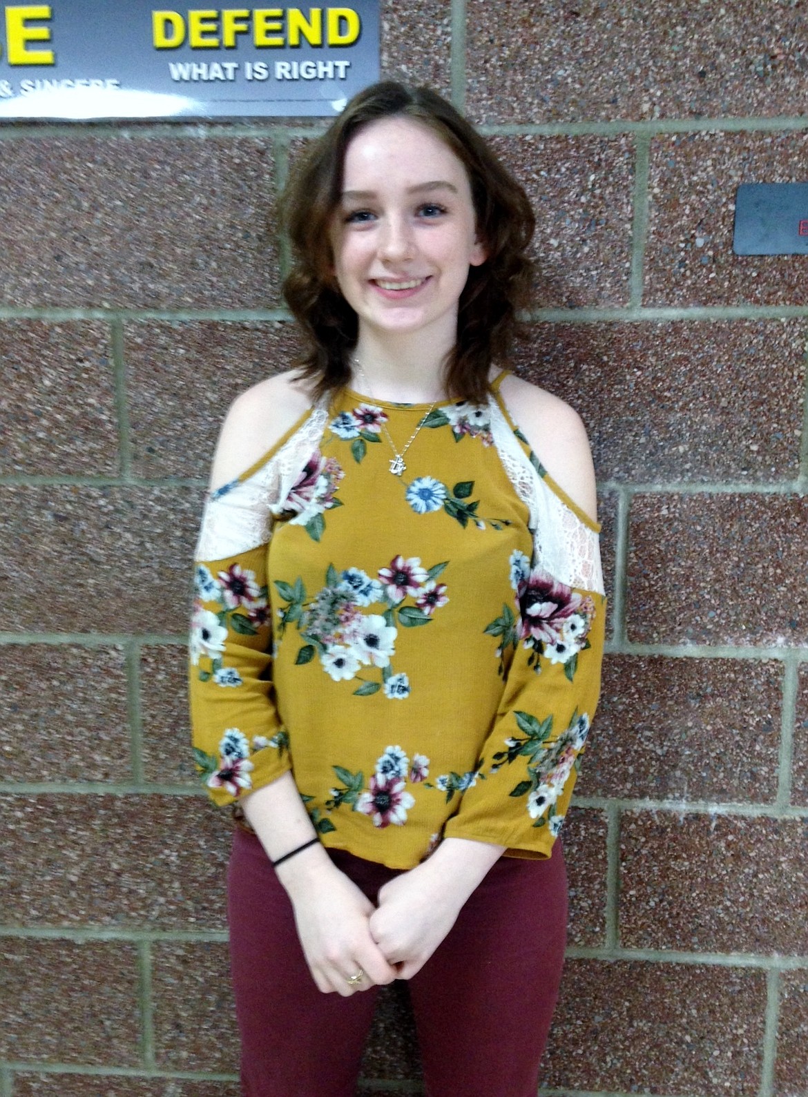 Kelsie Sullivan, a junior at Wallace Junior/Senior High, and daughter of Ron &amp; Sharon Sullivan, is our second Elks Teen of the Month for March. Kelsie is a manager for the Volleyball team and is a member of Technology Student Association. Out of school, she enjoys studying dance and her favorite school subject is English. After high school Kelsie would like to attend college to study Radiology.