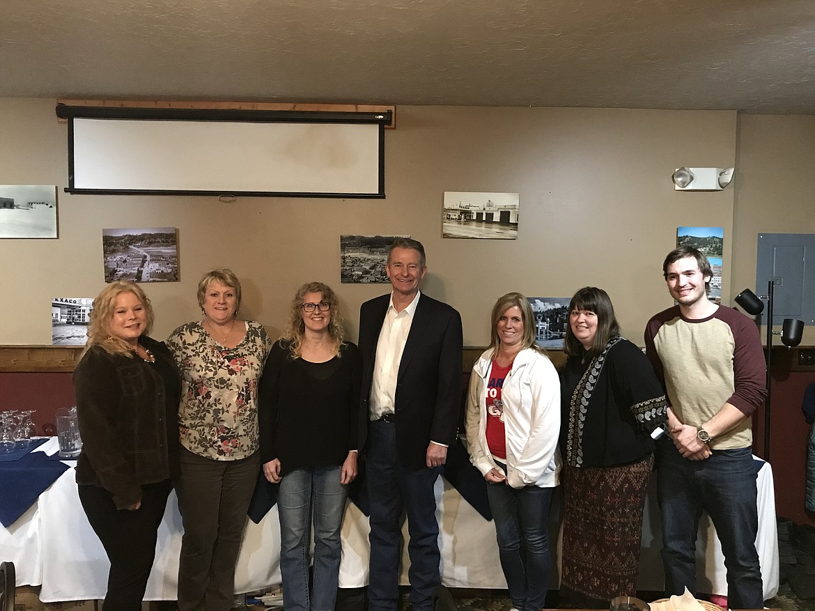 (Courtesy Photo)
Lieutenant Governor Brad Little attended the Chamber of Commerce meeting at Mugsy&#146;s Tavern and Grill.