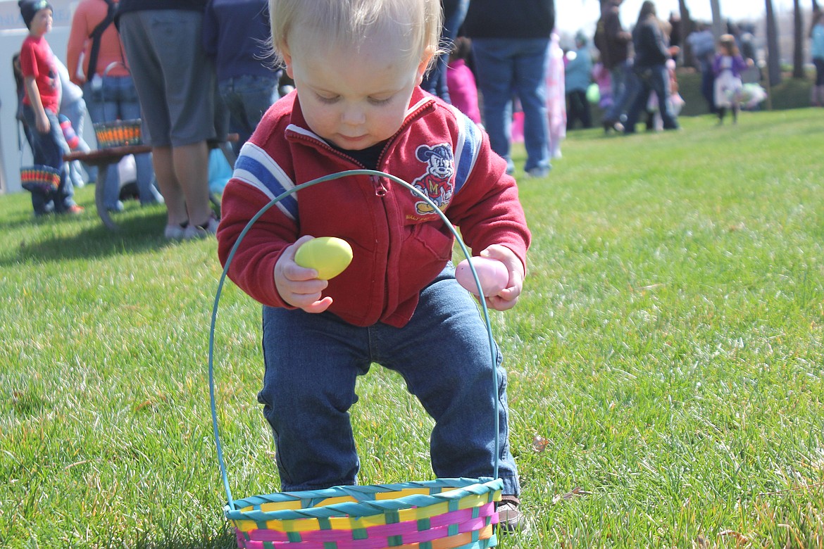 File photo
Even toddlers can participate in Easter egg hunts this weekend, as there are numerous hunts in Grant County on Saturday.