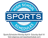 Sports Schedule 4/9 - 4/14