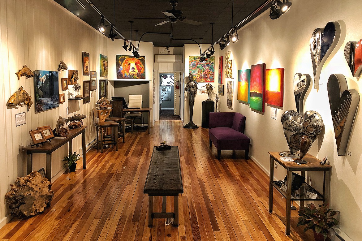 A view inside the Blackwell Gallery, 205 Sherman Ave., Coeur d&#146;Alene, where the exhibit &#147;The ART of Photography&#148; featuring 12 local photographers will be open April 13 through March 6. (Courtesy photo)