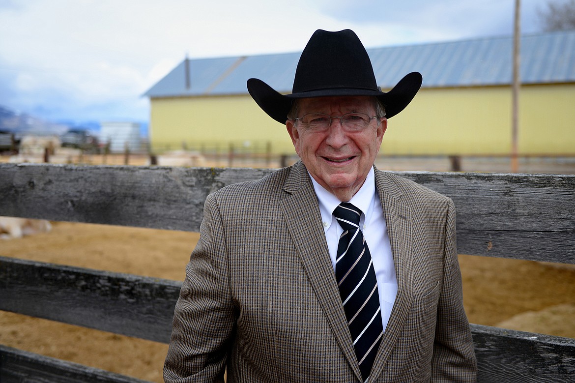 Buddy Westphal at Valley View Charolais Ranch in Polson.