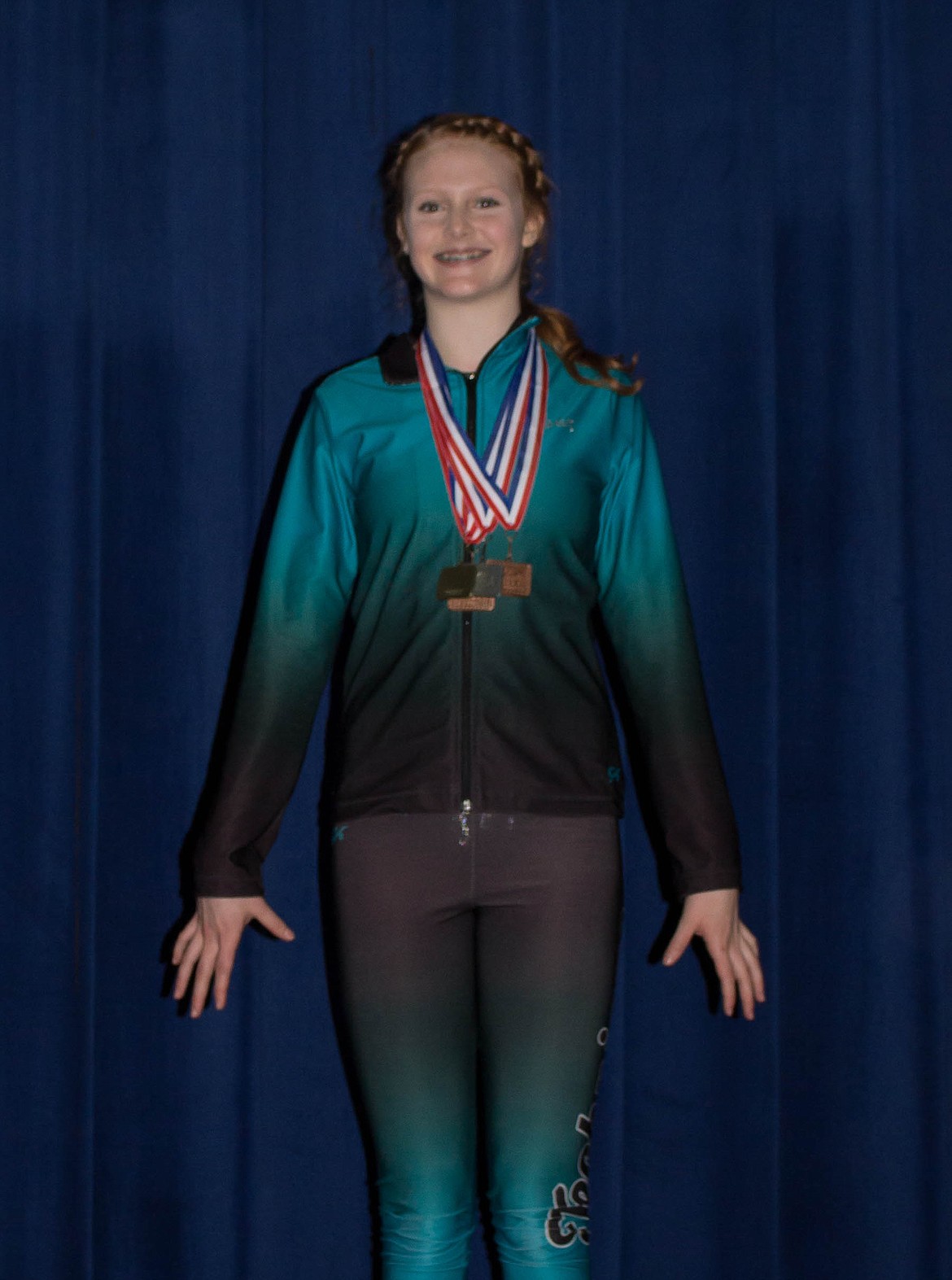 Courtesy photo
Amber Shoolroy of Technique Gymnastics won the Xcel Gold bar competition at the recent Xcel state championships in Meridian.