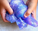 Making slime project for Free Family Saturday