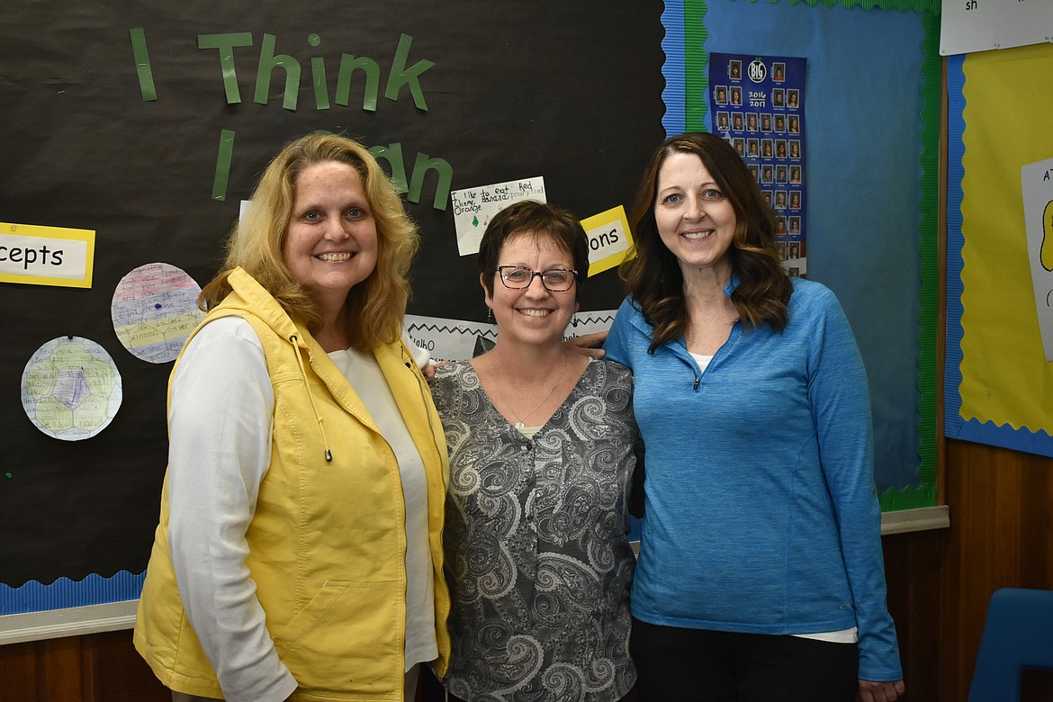 Mary Gier, Mary Miller and Julie Sagissor, three teachers at Libby Elementary School, all credit their ability to live normal, productive lives — and even to live at all — to organ donation. (Ben Kibbey/The Western News)