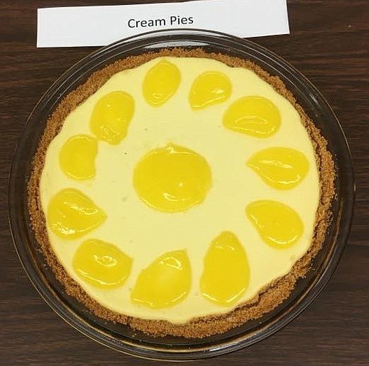 The overall winner was Vicki Brown for her Lemon Cheese Pie during the Mineral Public Library&#146;s Pie Contest in Superior. (Photos by Florence Evans).