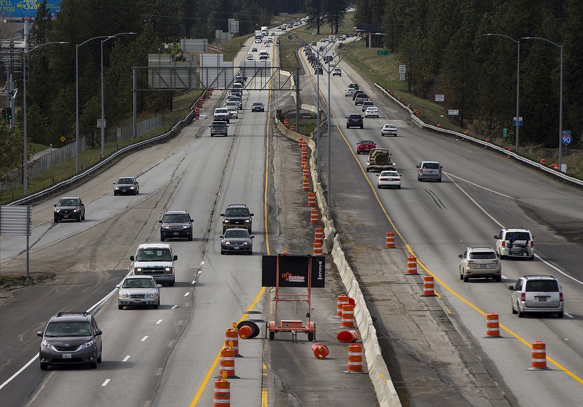 Upcoming construction projects along a stretch of Interstate 90 from Northwest Boulevard to 9th street might affect work commutes. (LOREN BENOIT/Press)