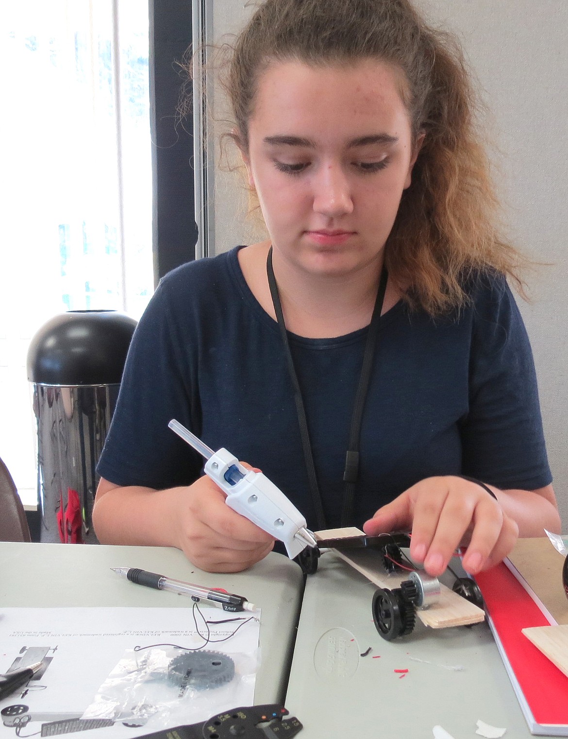 Courtesy photo

A participant in the 2017 Hydropower and STEM Center Academy works on a solar car. Applications for the 2018 summer program will be accepted through May 4.