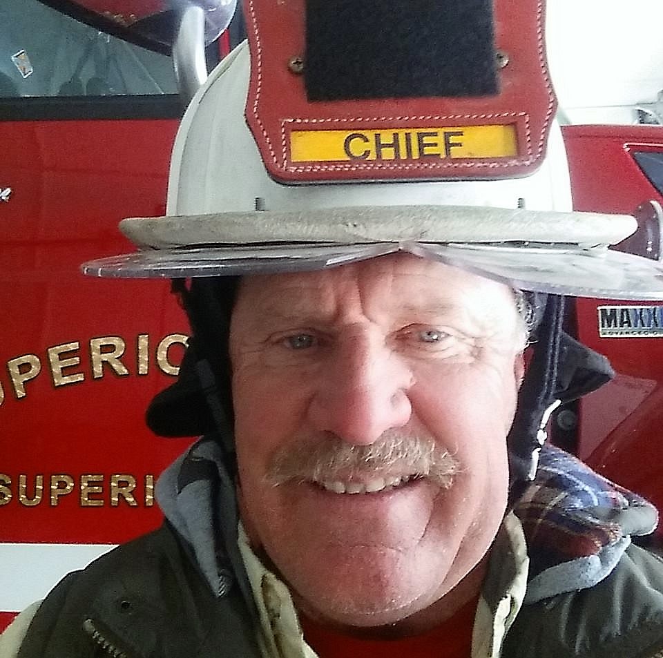 Steve Temple was named the new Chief of the Superior Volunteer Fire Department in February. He replaced Rob Torrey who quit in December, 2017. (Photo courtesy of Steve Temple)