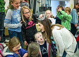 Miss Montana visits Deer Park with a message of kindness