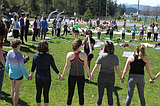 Raptors, bikes, yoga and marimbas