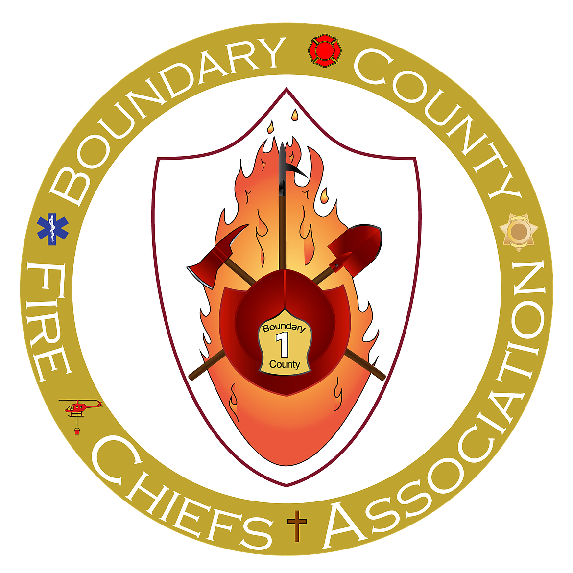 Courtesy photo
The new Boundary County Fire Chief&#146;s Association logo.