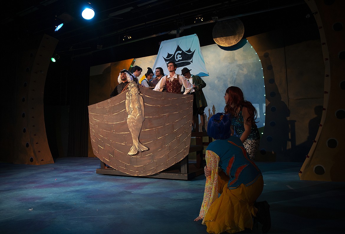 Prince Eric looks out over the sea during dress rehearsal for Coeur d'Alene's Production of Disney's The Little Mermaid.(LOREN BENOIT/Press)