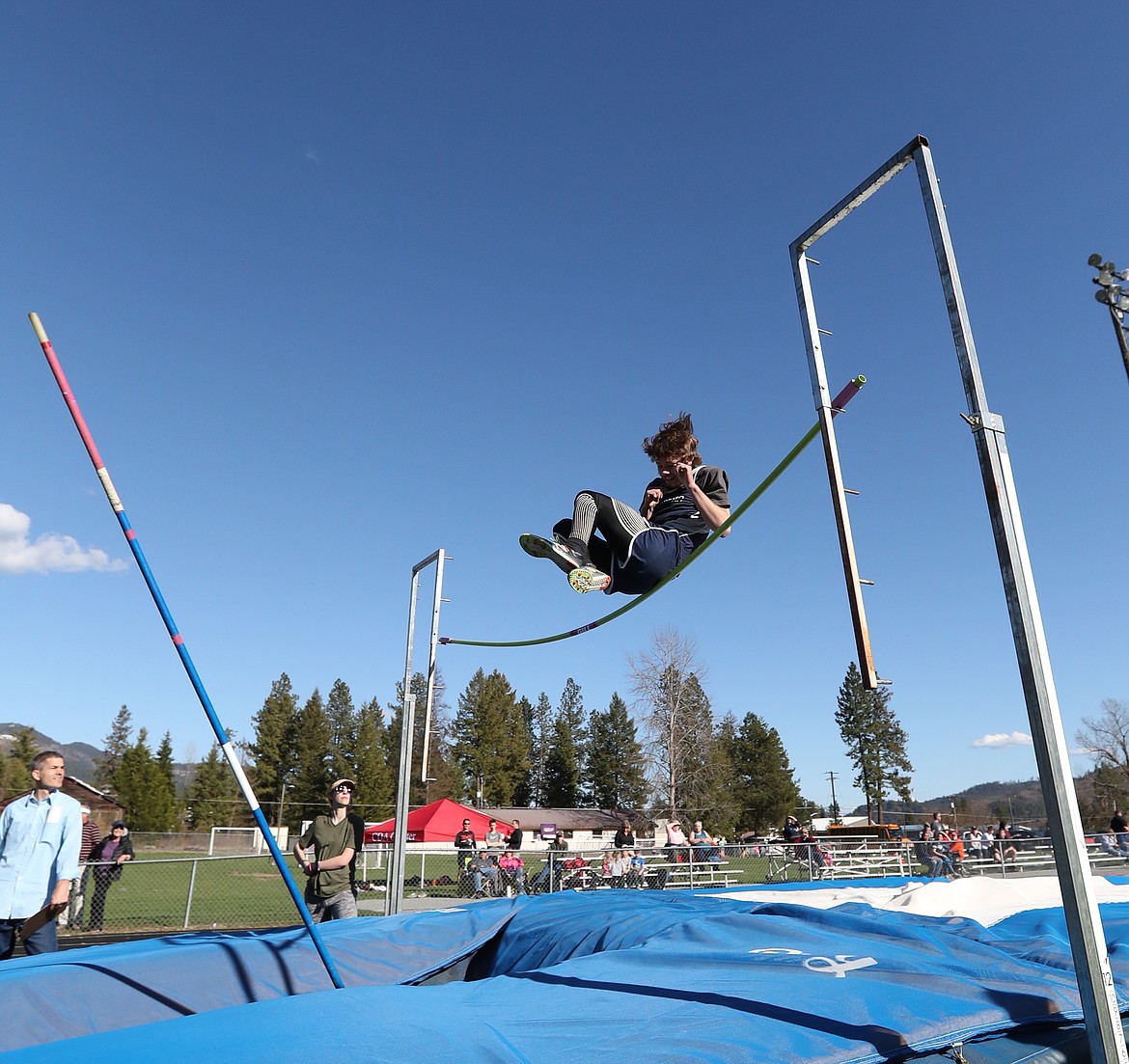 Photo by ERIC PLUMMER
Mitch Falck flying high.