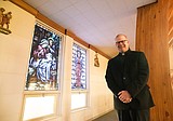 Church welcomes stained glass windows
