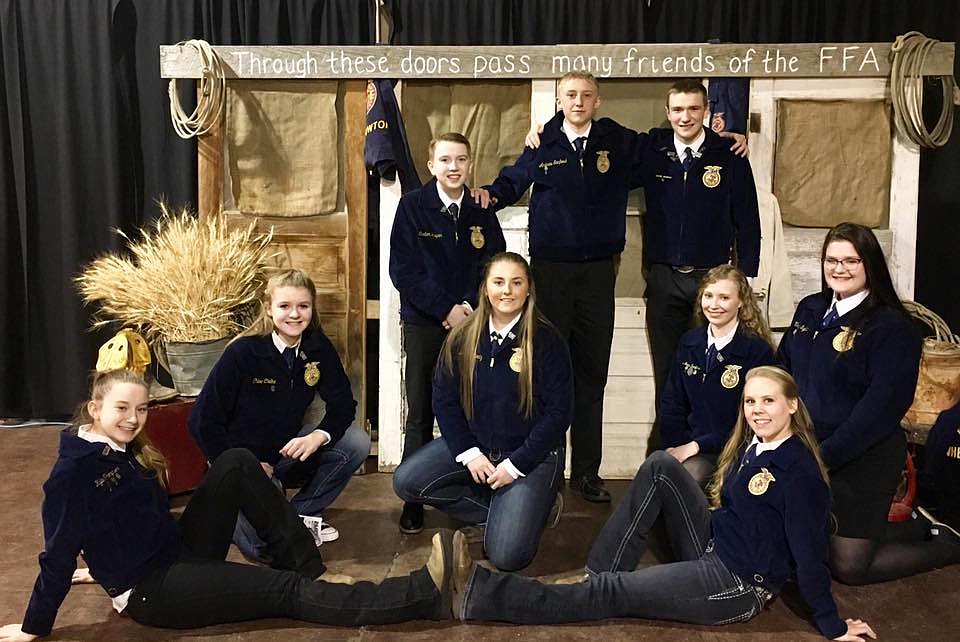 The State FFA Conference was held in Billings where nine members from the St. Regis team attended the April 4-7 event. (Photo courtesy of St. Regis FFA).