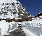 Park plows 19 miles up west side of Sun Road; on east side, Two Medicine Valley saw several more feet of new snow in past week