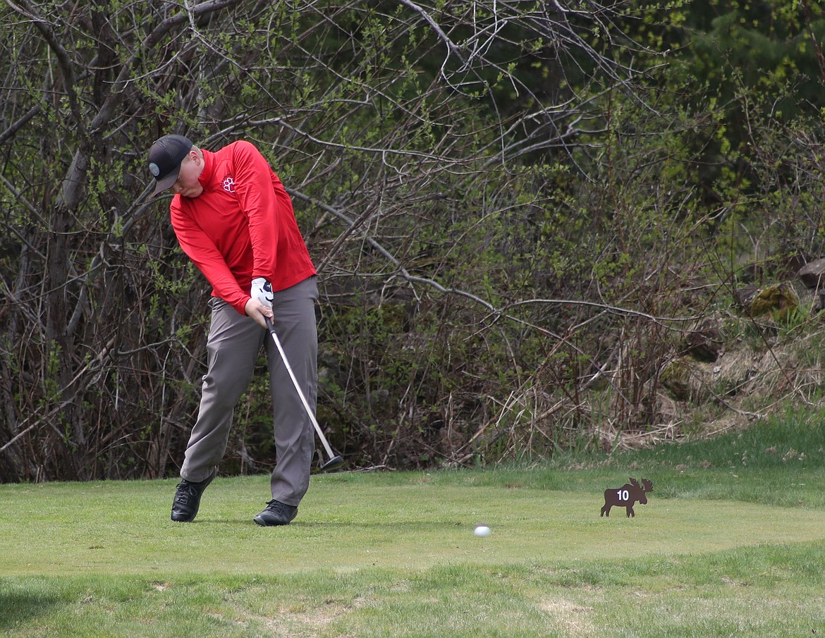 (Photo by ERIC PLUMMER)
Lake Wilks shot a team-low 80, one of two Bulldog boys to earn a spot at the upcoming state meet at the Idaho Club.