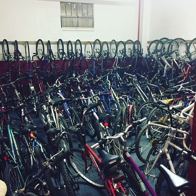 Bicycles galore at Lake City Bicycle Collective, a local nonprofit that collects bikes and repairs them for underprivileged families. (TOM MORGAN/Courtesy)