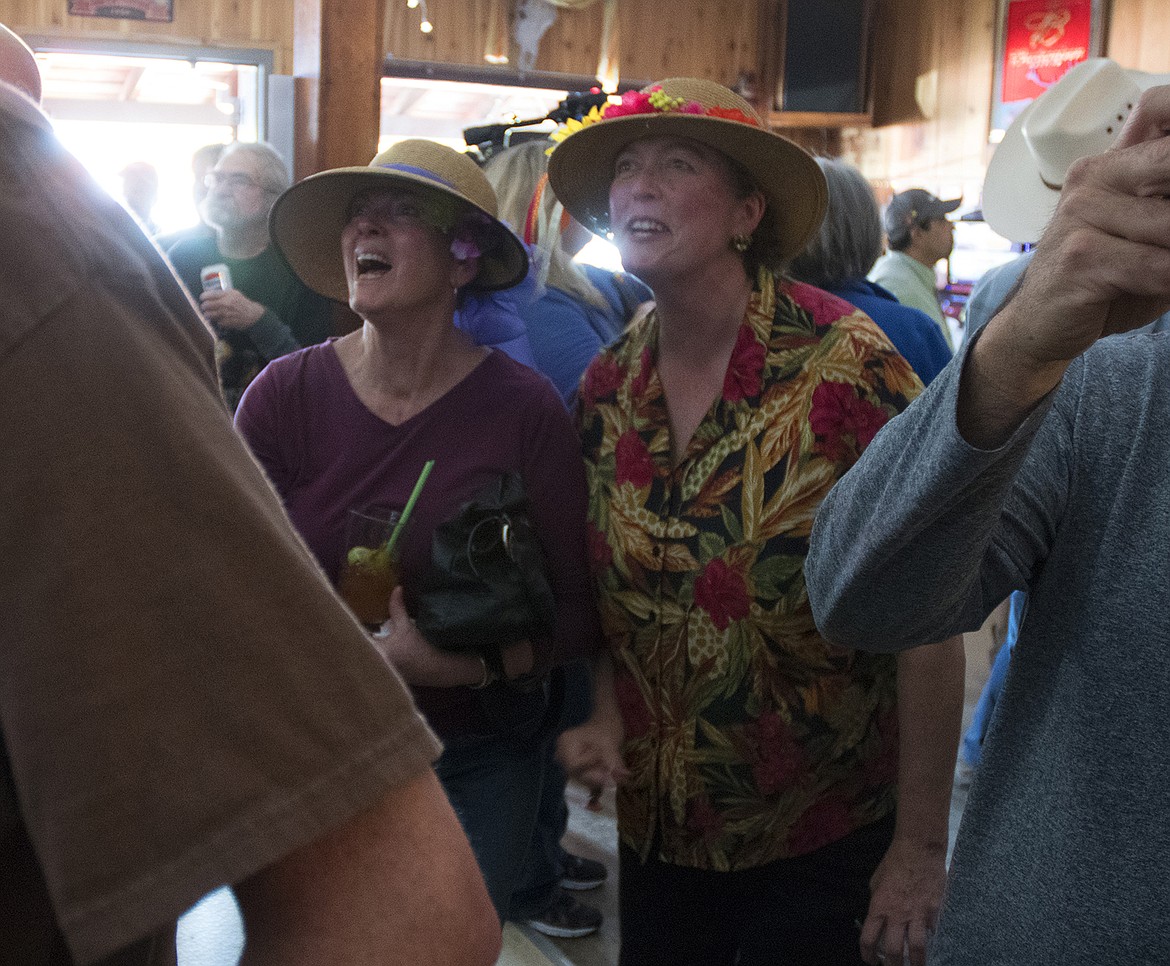 Dozens of locals filled the Dam Town Tavern in Hungry Horse Saturday to cheer on Bolt d&#146;Oro in the 144th running of the Kentucky Derby. (Jeremy Weber photo)