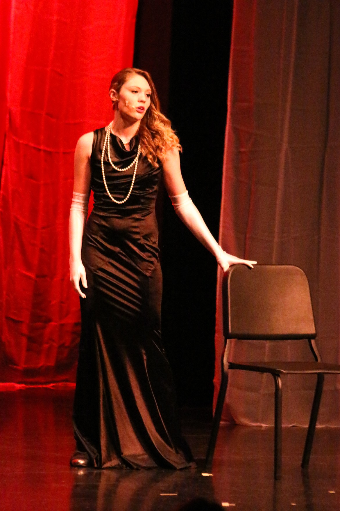 Photo by MANDI BATEMAN
Distinguished Young Woman winner, Shawna Siver, performed a vocal solo.