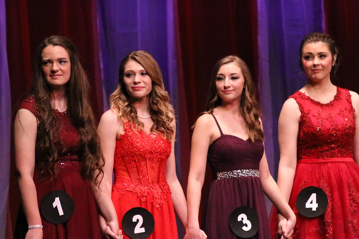 Photo by MANDI BATEMAN
Emily Blackmore, Shawna Siver, Lindsey Christopherson, and Jazmyne Lederhos, awaiting the results.