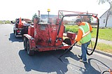 Road, sidewalk work underway