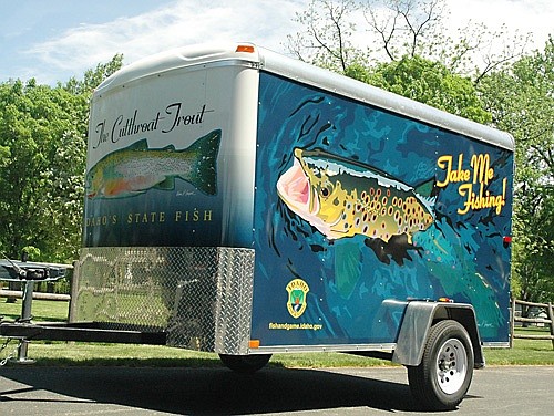 Courtesy photo
The Idaho Department of Fish and Game&#146;s Take Me Fishing trailers are loaded with equipment, and take regularly scheduled trips to area lakes and parks where children and adults can use their contents and get fishing advice from staff members.