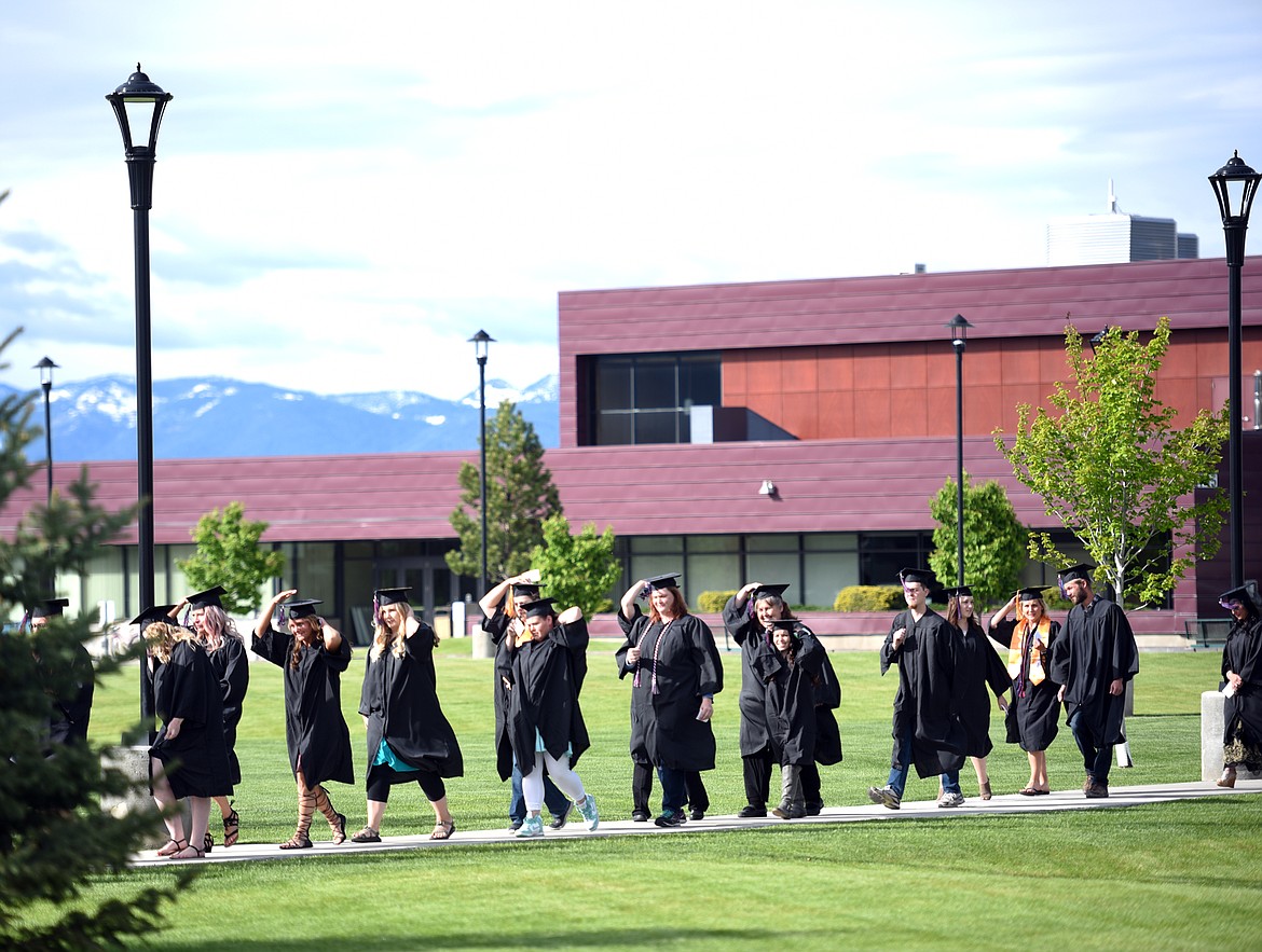 Perfect weather for the 50th Commencement Ceremony at Flathead Valley Community College on Friday, May 18, in Kalispell.(Brenda Ahearn/Daily Inter Lake)