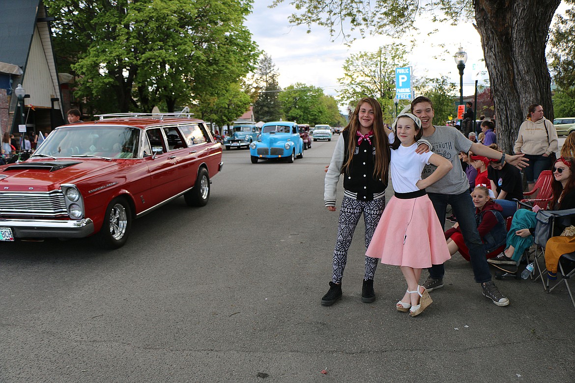 (Daily Bee file photo/CAROLINE LOBSINGER)
A trio of friends wear their &#145;50s threads during last year&#146;s Lost in the &#145;50s classic car parade. The annual celebration of all things &#145;50s kicks off on Thursday.