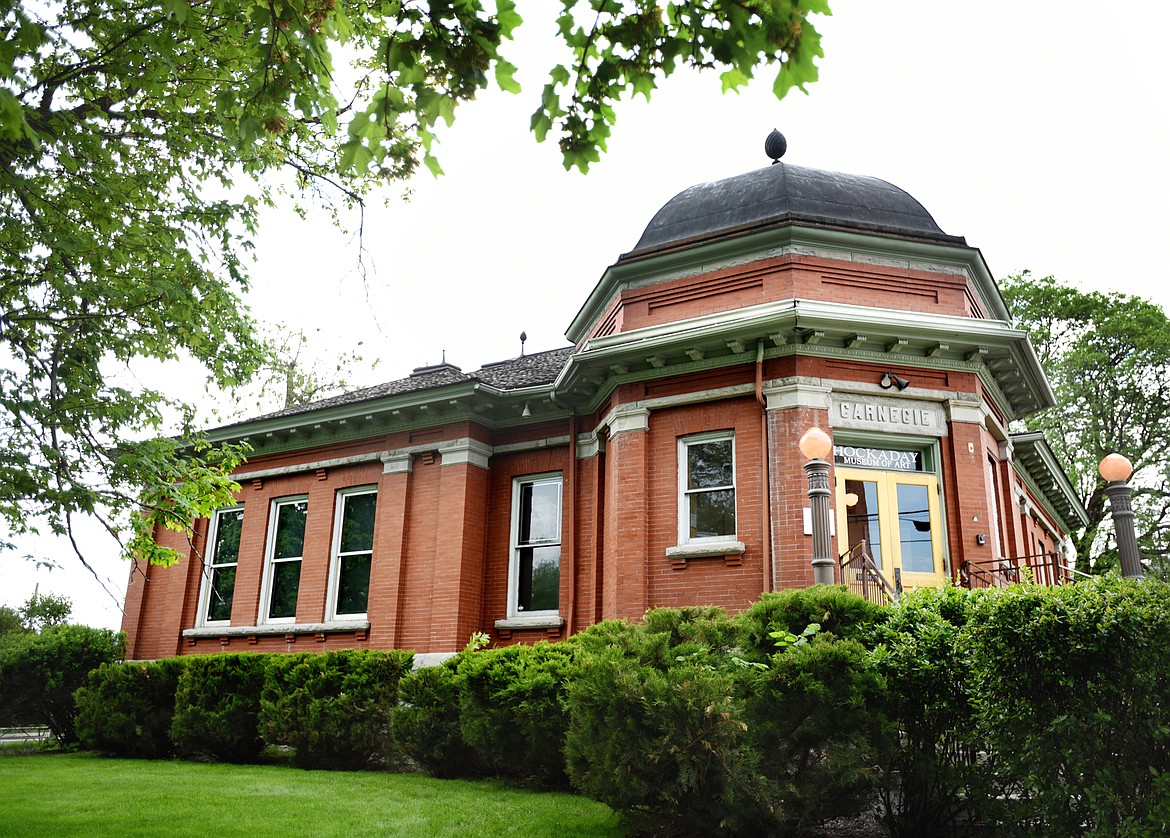 Exterior of the Hockaday Museum of Art on Wednesday afternoon, May 16, in downtown Kalispell. The building was built in 1903 and opened as a library in January 1904.&#160;