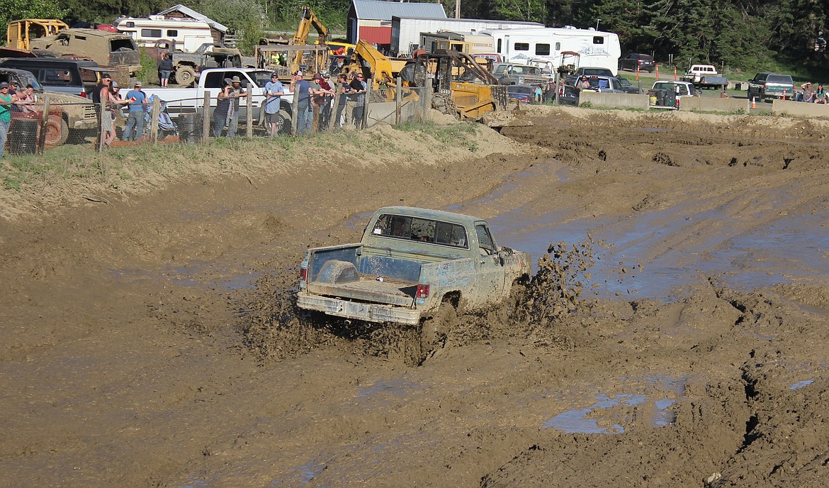 Photo by TANNA YEOUMANS
The Moyie Mud Bogs gave people a chance to test their vehicles in the mud.